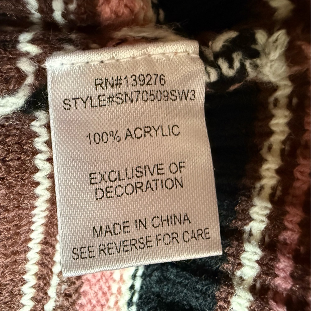 LES SEREIN Women’s size large striped v-neck button down cardigan NWT - Picture 8 of 10